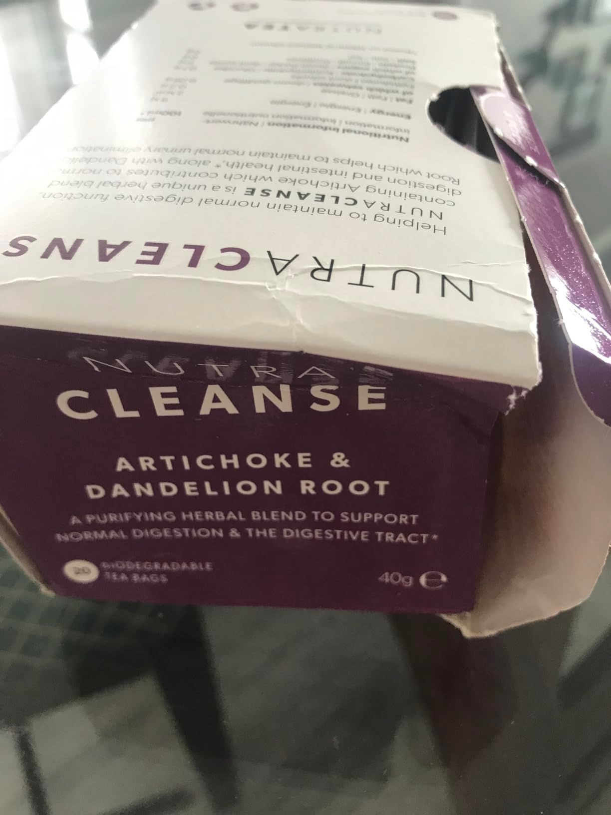 Thé détox NutraCleanse pour la constipation - 20 sachets