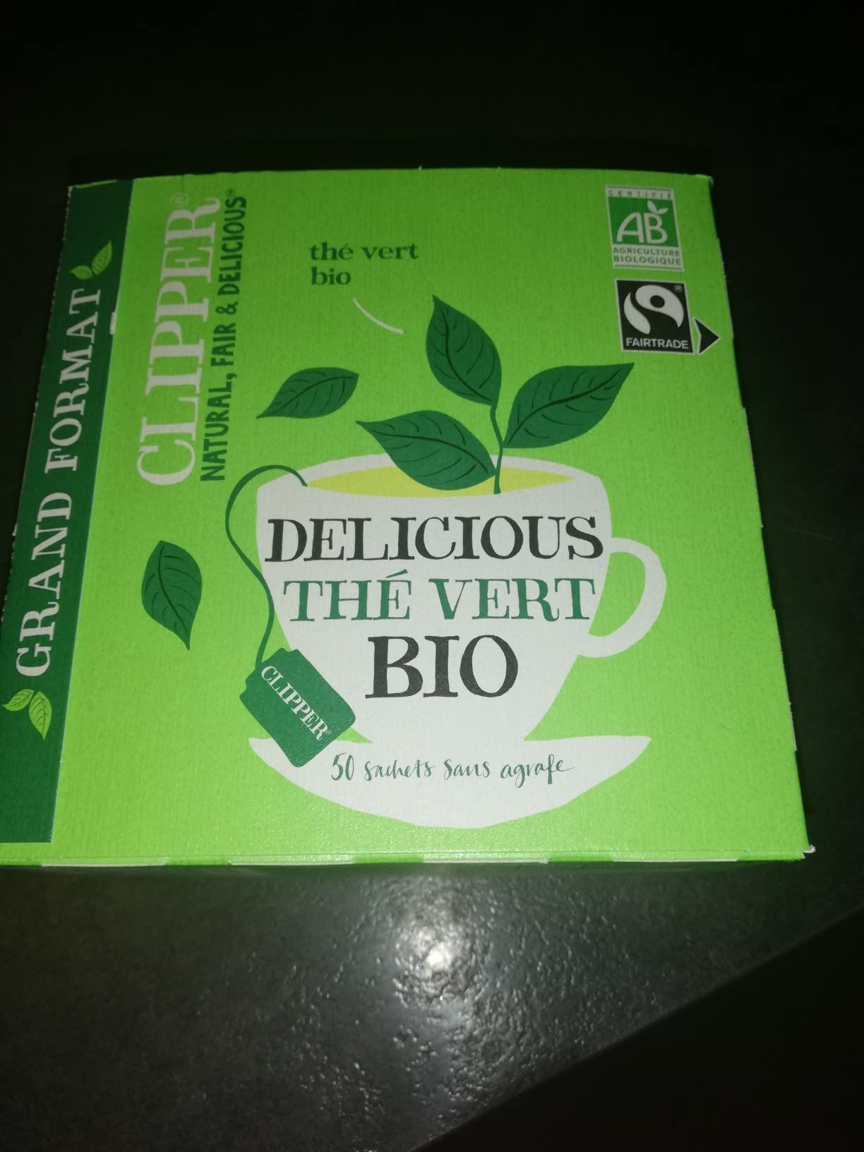 Thé vert bio citron Clipper - 50 sachets