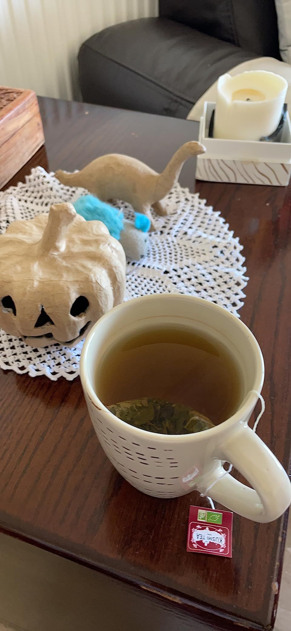 thé vert bio gingembre citron kusmi tea - boîte 100g