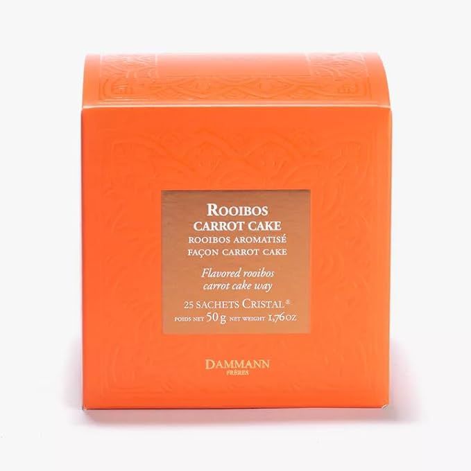 Rooibos carrot cake Dammann Frères 25 sachets cristal