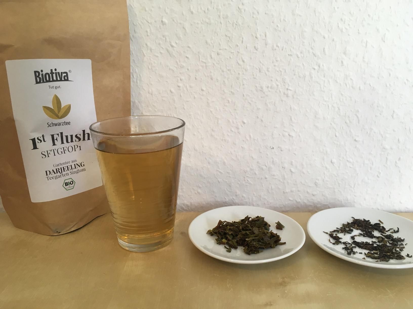 Thé noir bio darjeeling first flush 250g en vrac