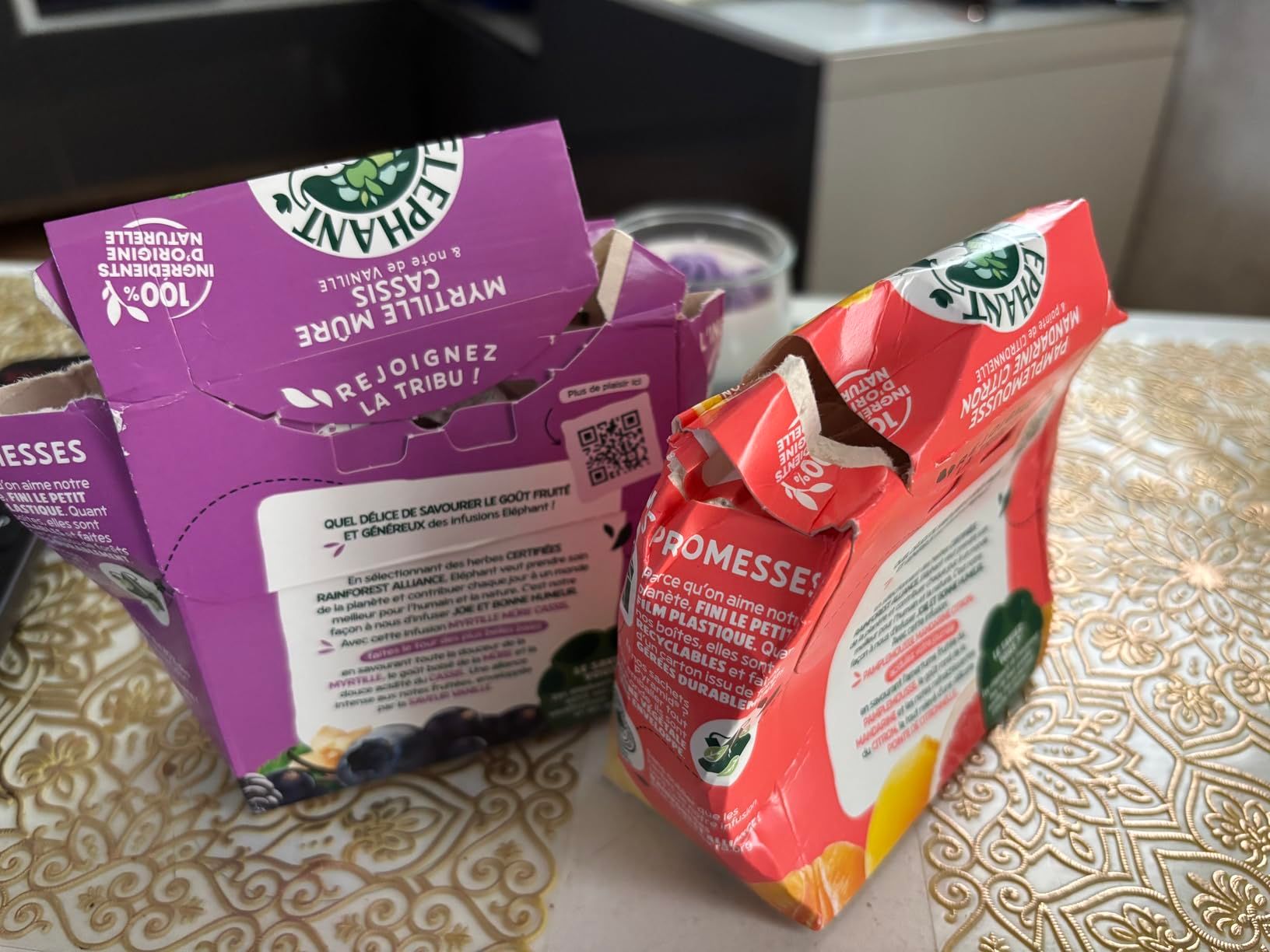 Infusion pyramidale fruits rouges et menthe 100% naturelle