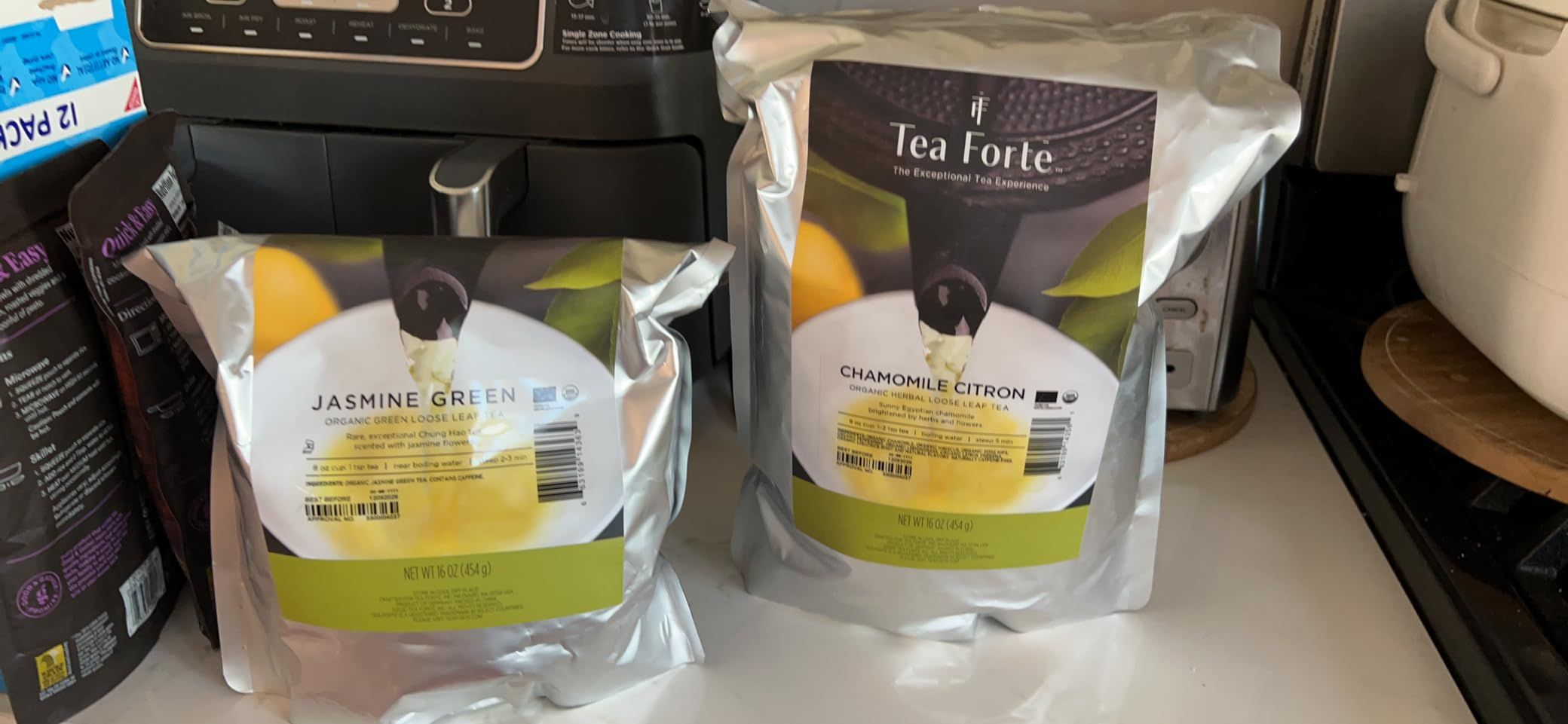 Thé noir bio Assam English Breakfast - feuilles entières premium 454 g