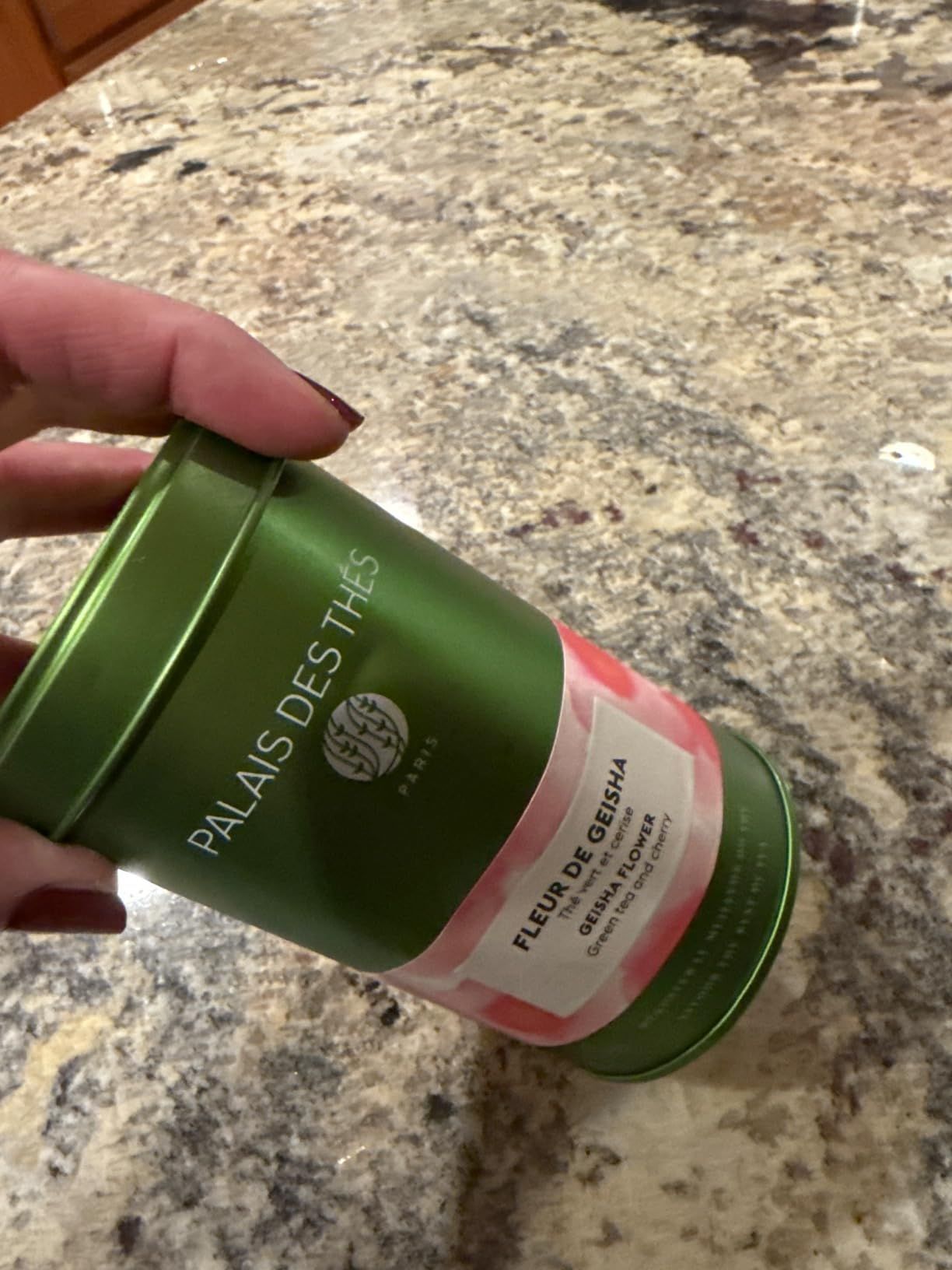 Fleur de geisha thé vert parfumé 20 sachets mousse