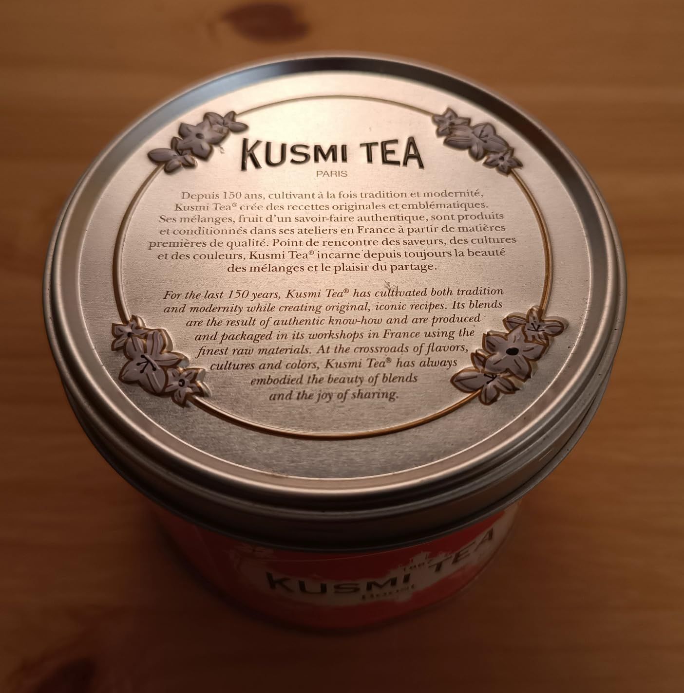 thé vert bio gingembre citron kusmi tea - boîte 100g