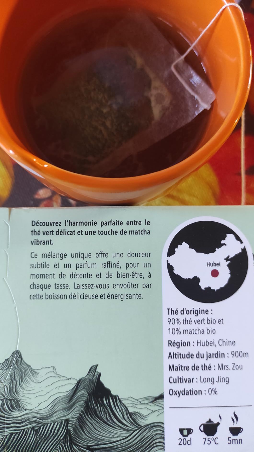 Thé vert bio au matcha - Thés de La Pagode