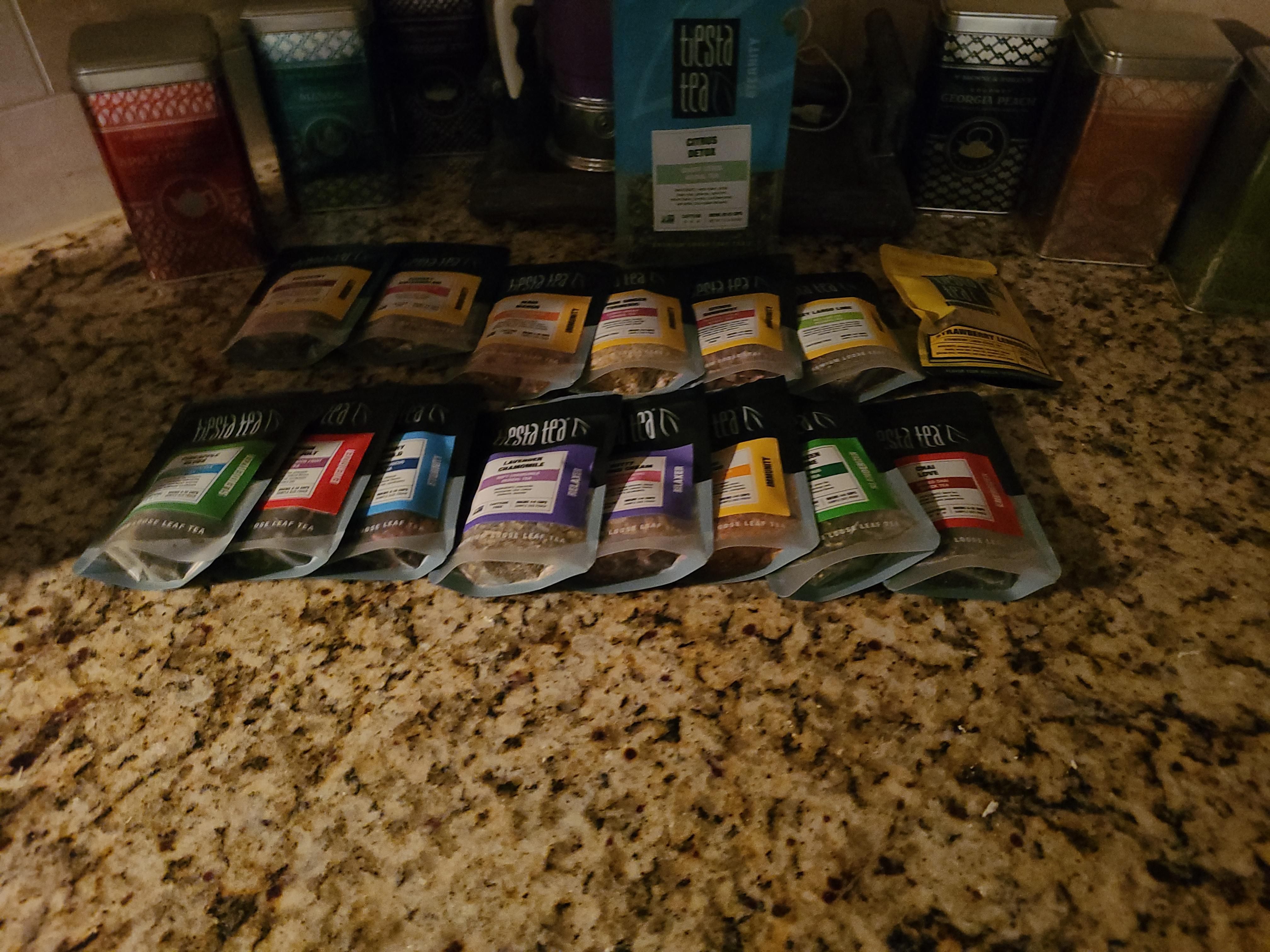 Thé détox aux agrumes Tiesta Tea en feuilles vrac