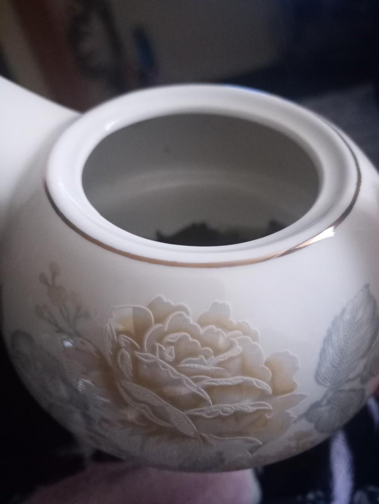 Service à thé en porcelaine pour une personne – Théière florale aquarelle peinte à la main et tasse, cadeau pour femme, fleurs florales