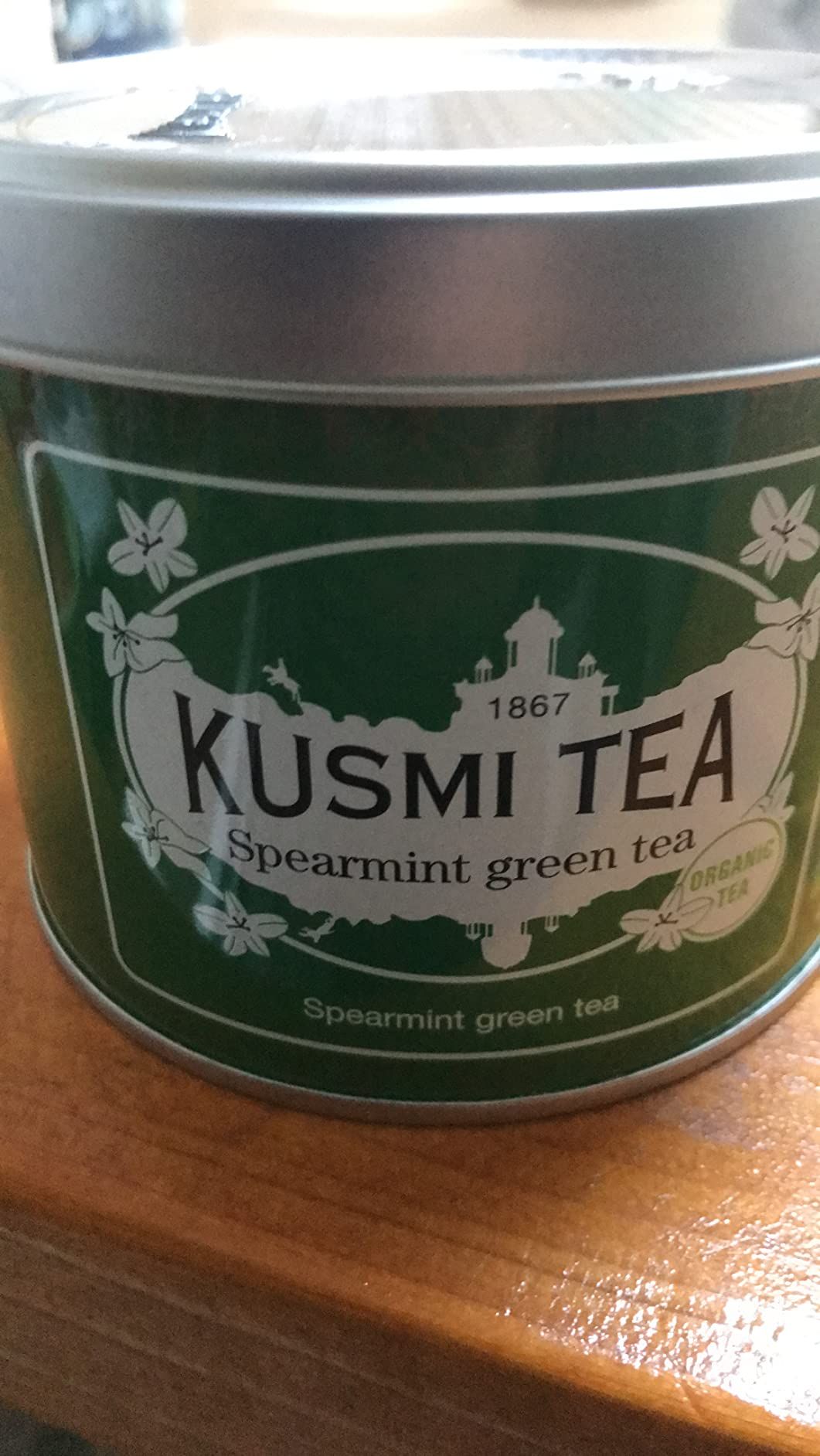 thé vert bio gingembre citron kusmi tea - boîte 100g