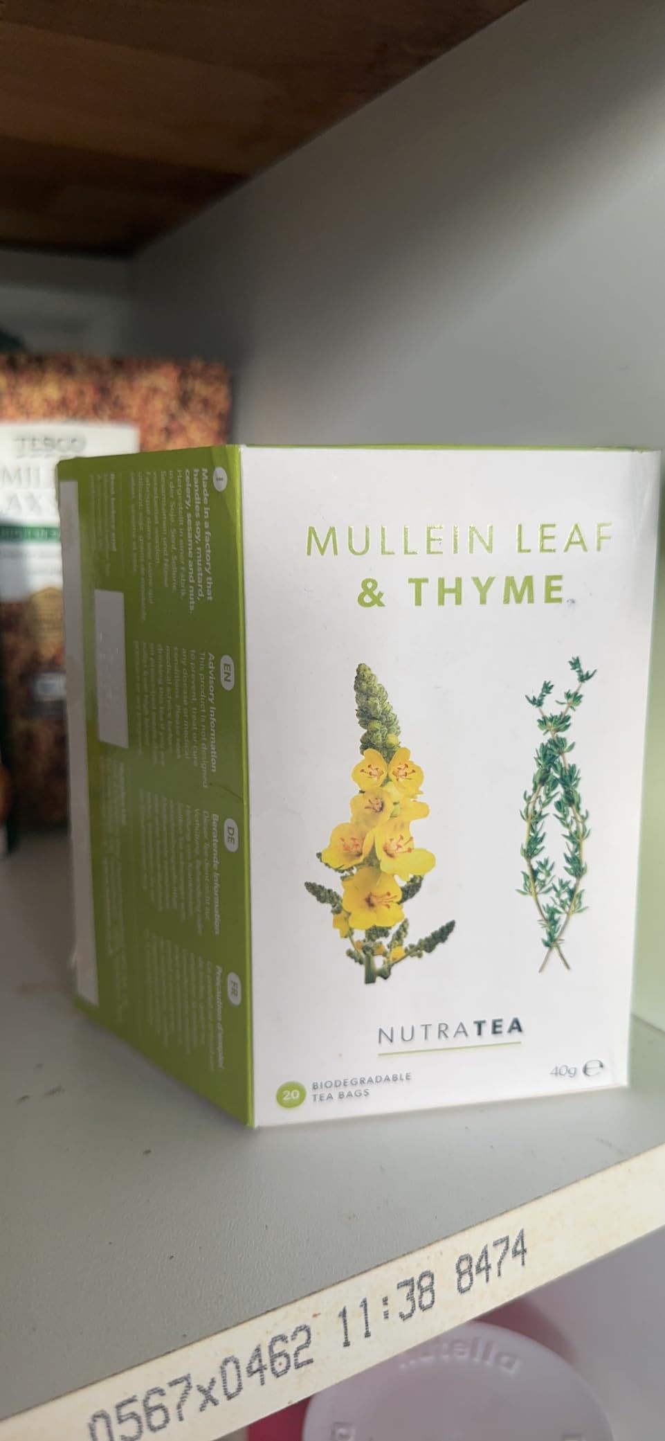 Tisane molène et thym pour poumons et gorge - 20 sachets