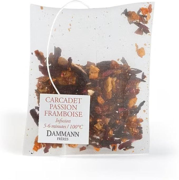 thé de noël dammann frères - thé noir caramel, ananas, orange douce 100g