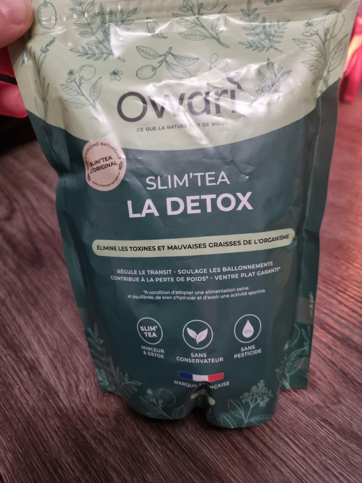 thé détox naturel owari slim tea 15 jours