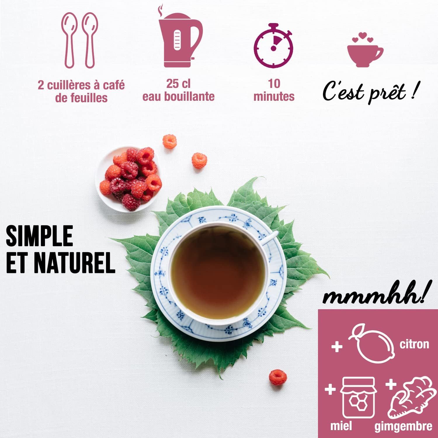 Fleurs d'hibiscus séchées bio pour infusion 250 g