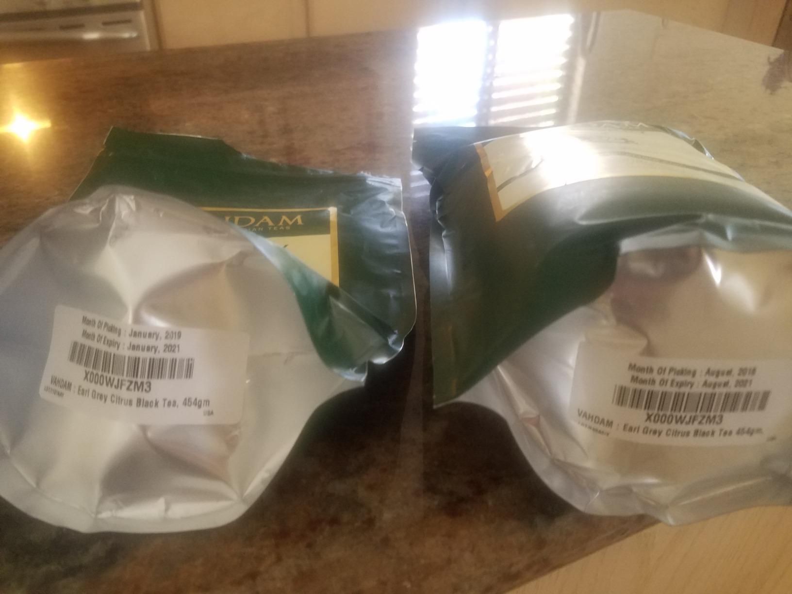 Earl Grey thé noir Vahdam - fraîcheur et qualité