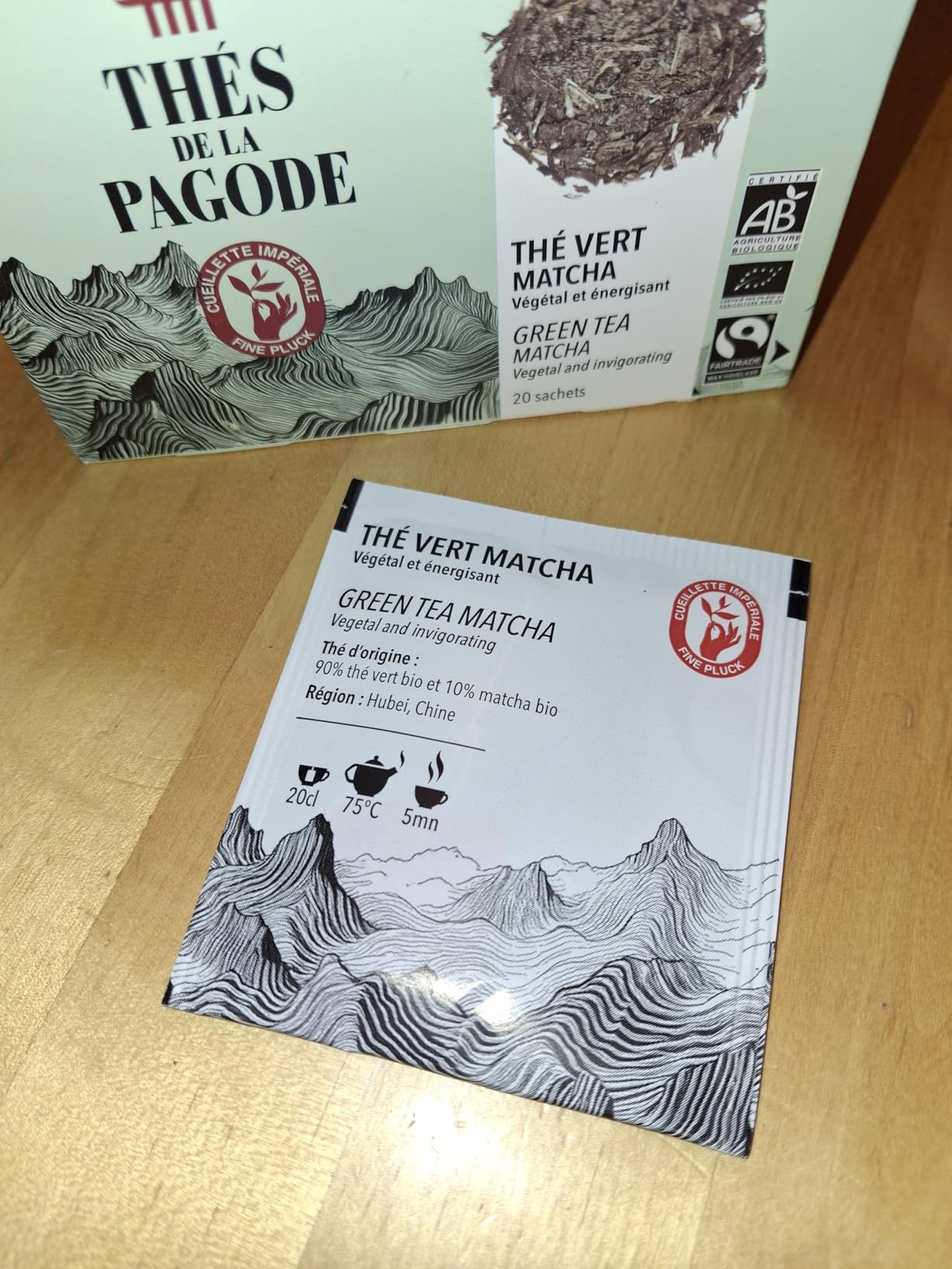 Thé vert bio au matcha - Thés de La Pagode